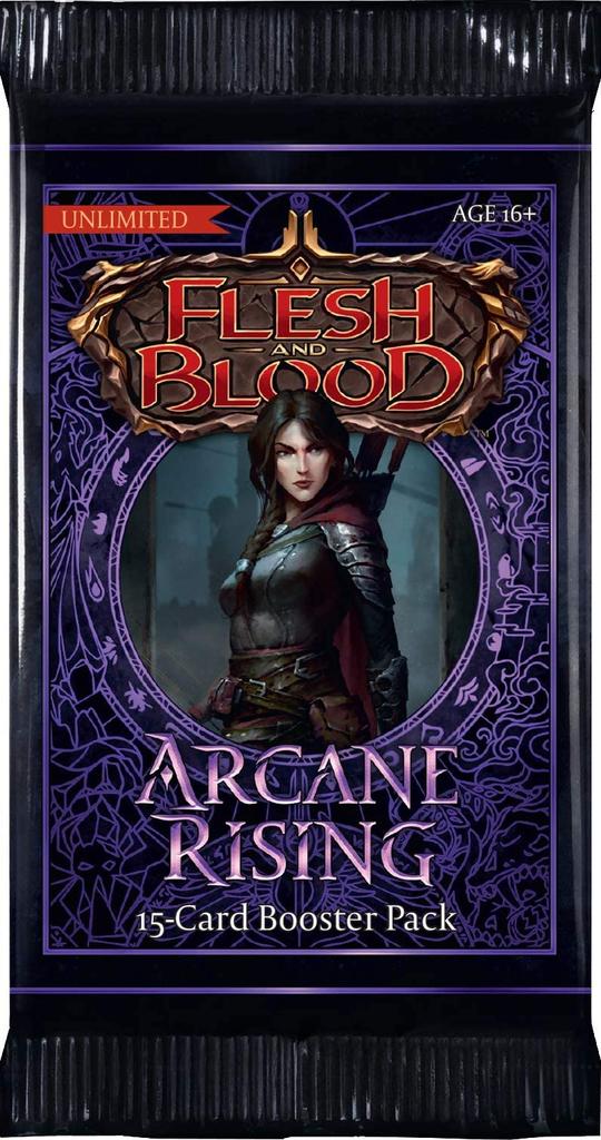 Flesh Blood Arcane Rising Unlimited Booster Display 24 набора усилителей и