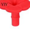 Universal Hummingbird Feeder Replacement 4PCS Parts, Simulated Red Flowers Shape, Tool-free Repair Fit Silicone Waterproof Bird Accessories,