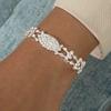 Senior Sense Of Luxury Shiny Full Diamond Bracelet Fashion Versatile Bracelet Net Red Hand Accessories Women's Bracelets