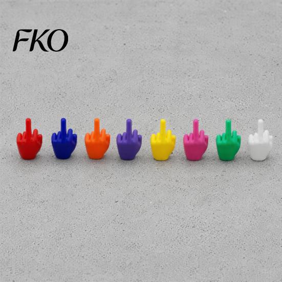 Funny Gag Gifts for Women Mini Middle Finger Figurine, Tiny Hand Desk Decor, Gift Adults, Office Gadgets Colorful Novelty Prank Toy Desk, Small Statue
