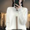 Lafarvie Mink Cashmere Turtleneck Sweater Women Autumn Winter Coloth Soft Warm Jumper Pull Femme Hiver Jumper Pullove Outwear