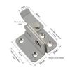 Stainless Steel Sliding Door Lock Bolts Anti-Theft Catch Lock Sliding Bolts Lock Padlock Clasp Gate Safety Lock Home Hardware