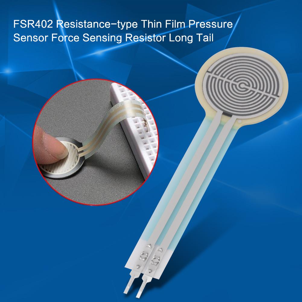 FSR402 Резистивный тонкопленочный датчик давления Датчик силы Сопротивление силы Датчик силы с длинным хвостом Резистор силы Датчик давления