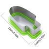 1pc Stainless Steel Watermelon Slicer & Popsicle Mold, manual with green handle, great for summer.