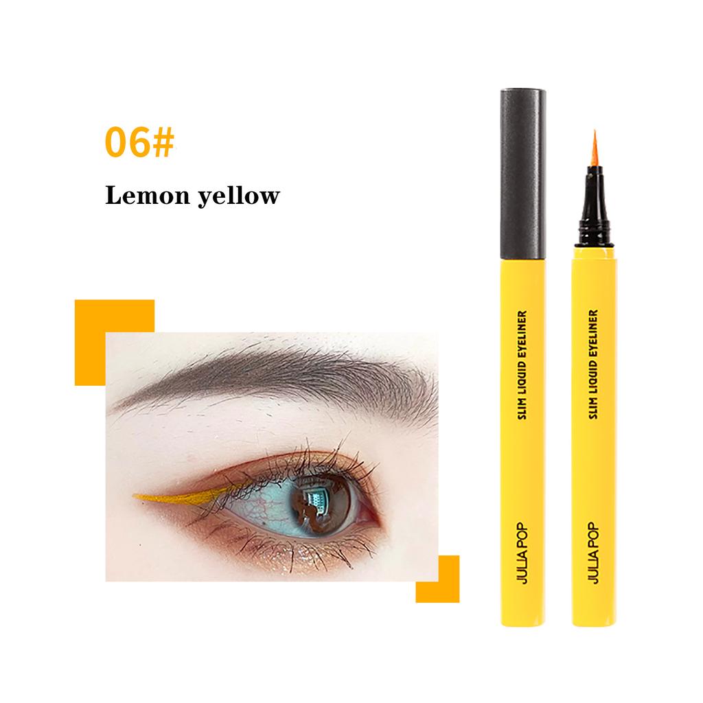 Многоцветная подводка для глаз, не размазывающаяся подводка для глаз, долговечный водонепроницаемый быстросохнущий карандаш для глаз