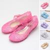 Girl Princess Shoes Performance Shoes Bag And Girl High Heels Children's Crystal Sandals