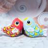 Cute Koi Fish Plush Toy Key Holder Super Soft Pp Cotton Stuffed Animal Backpack Decoration