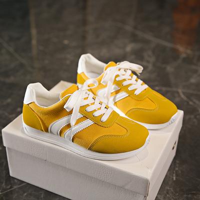 Весна 2025 Новые женские кроссовки Удобные Уличные Модные Универсальные Плоские Повседневные кроссовки На шнуровке Женская спортивная обувь Большие размеры