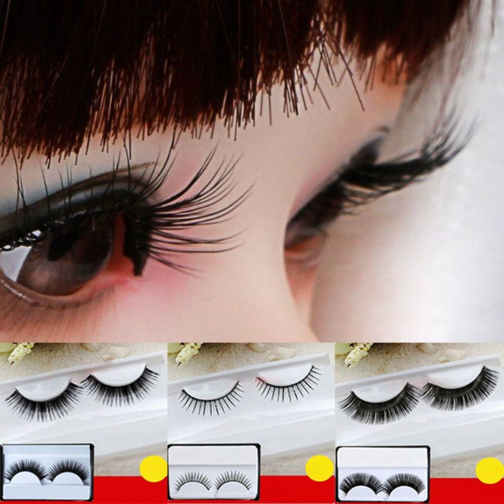 3D Колючие Накладные Ресницы Натуральные Аниме Ресницы для 1/3 BJD 60см Куклы DIY Аксессуары