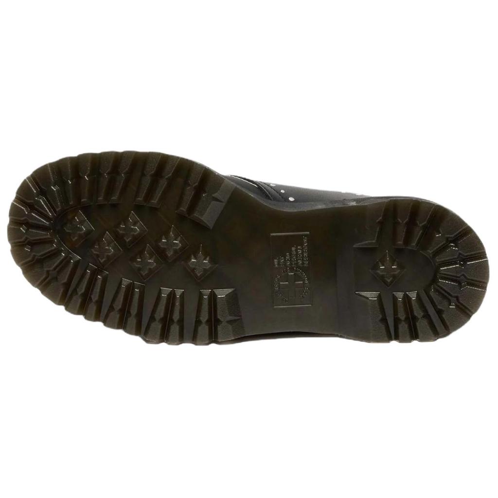 Доктор. Dr. Martens Monk Quad Solar Flare Кожаные Повседневные Ботинки Унисекс Черные 41811001