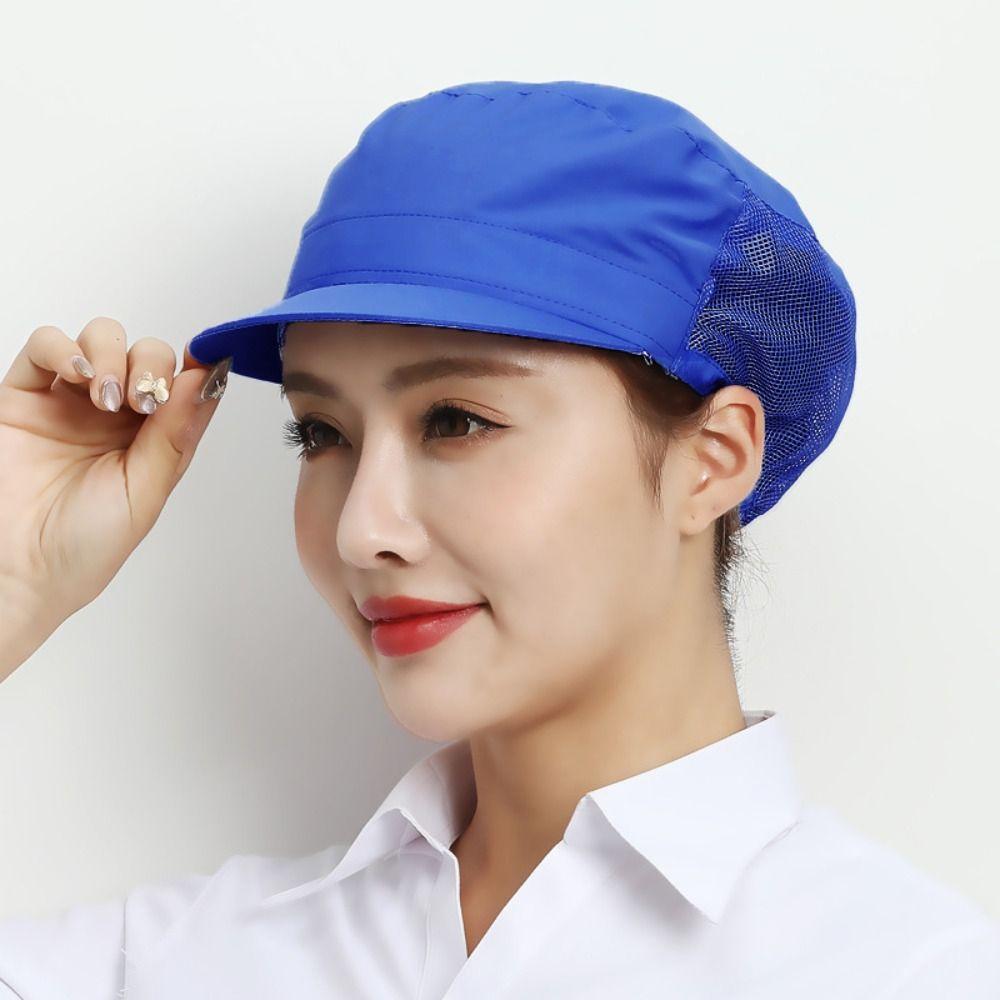 Breathable Mesh Chef Hat Cloth Cooking Hygienic Cap Chic Work Hat  Hotel Restaurants