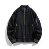 Autumn Jacket Jacket American Baseball Jersey Men's Jacket Tooling Casual Fashion Simple Solid Color Coat