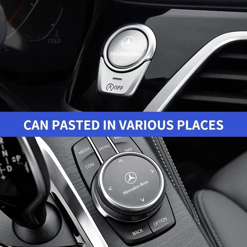 JCG1 Car Stickers Car-Styling Logo Interior Decorative Accessories for Mercedes Benz W212 W204 W211W168 W213 W205 W210 W108 W124