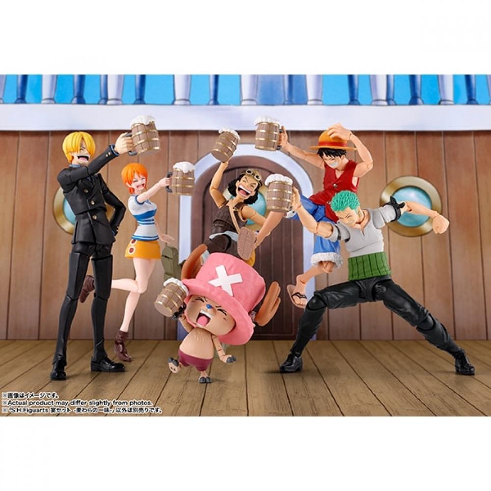 Bandai Spirits ShFiguarts  Figuarts  Набор для банкета One Piece  Пираты Соломенной Шляпы  [аксессуары для фигурок]