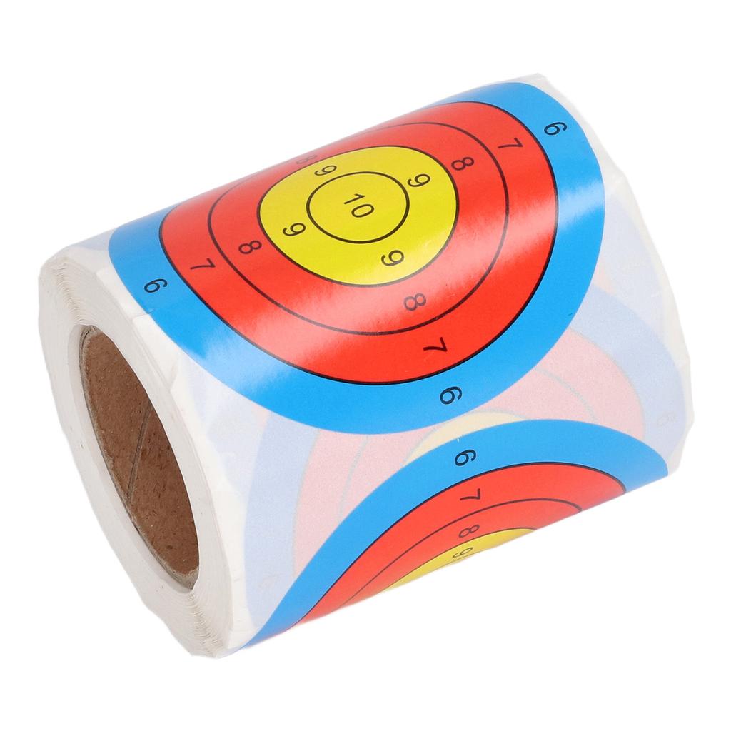 3 Inches Self Adhesive Target Stickers 200 Sheets Shooting Splatter Target Stickers Roll for Archery Training