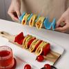 Mexican Roll Rack Taco Holder Tortilla Pancake Stand Holder Creative Wave Shape Tray Holder Taco Cake Rack Kitchen Gadgets