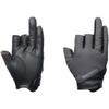Теплые перчатки Shimano Basic с 3-пальцевым вырезом, цвет угольный, размер M