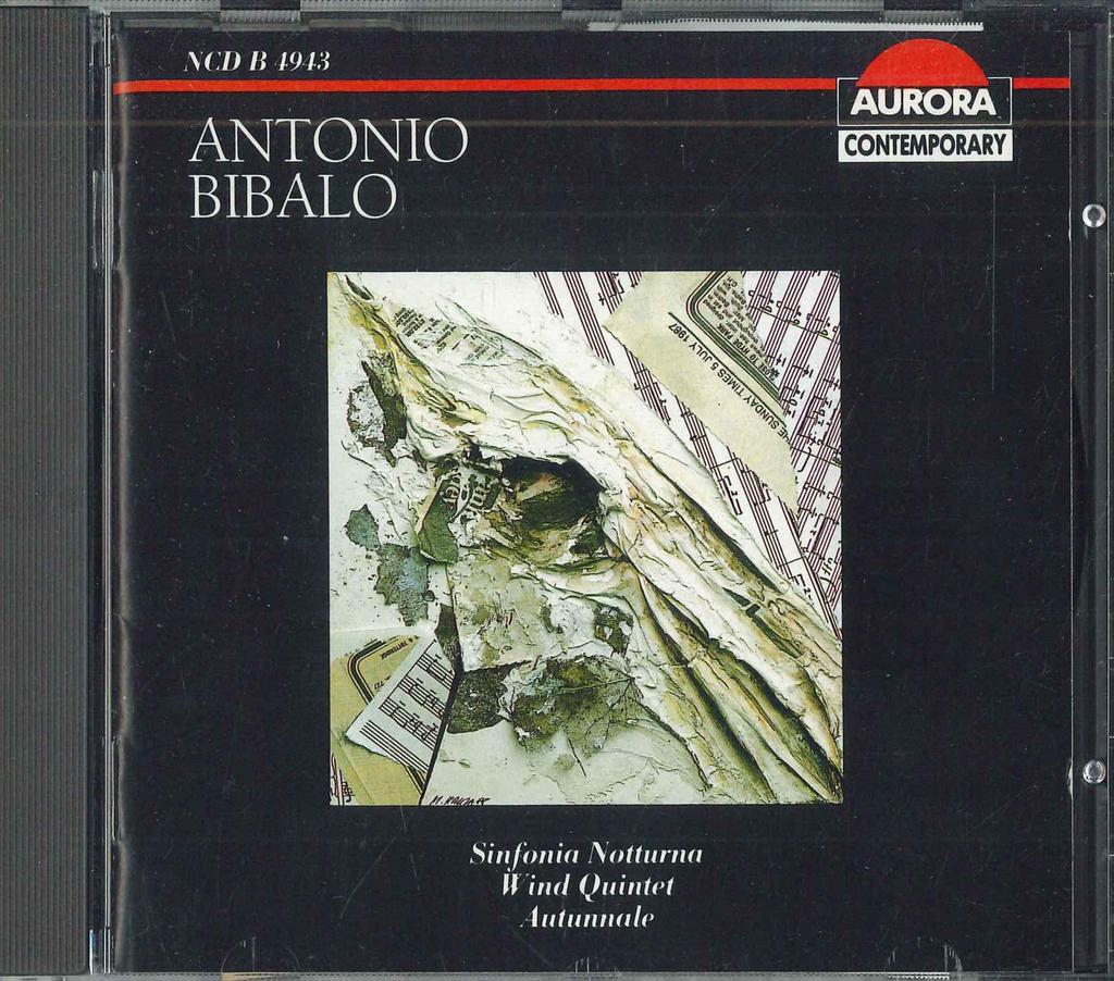 CD ANTONIO BIBALO - Sinf Nott, Windquartette, Autunnale NCDB4943 AURORA Japan Classical Used