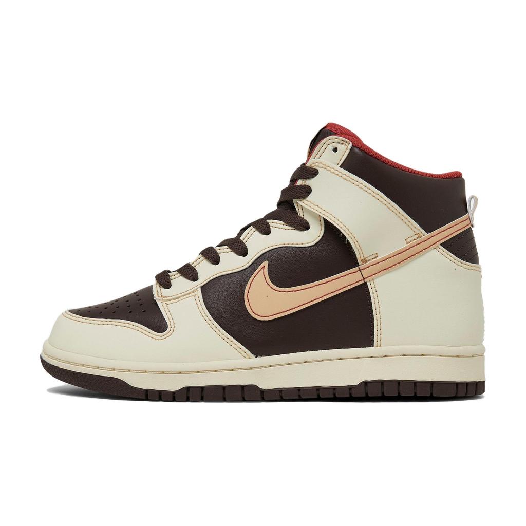 Nike Dunk High GS Baroque Brown Kids Sneakers Sesame Coconut-Milk Mystic-Red DB2179-200