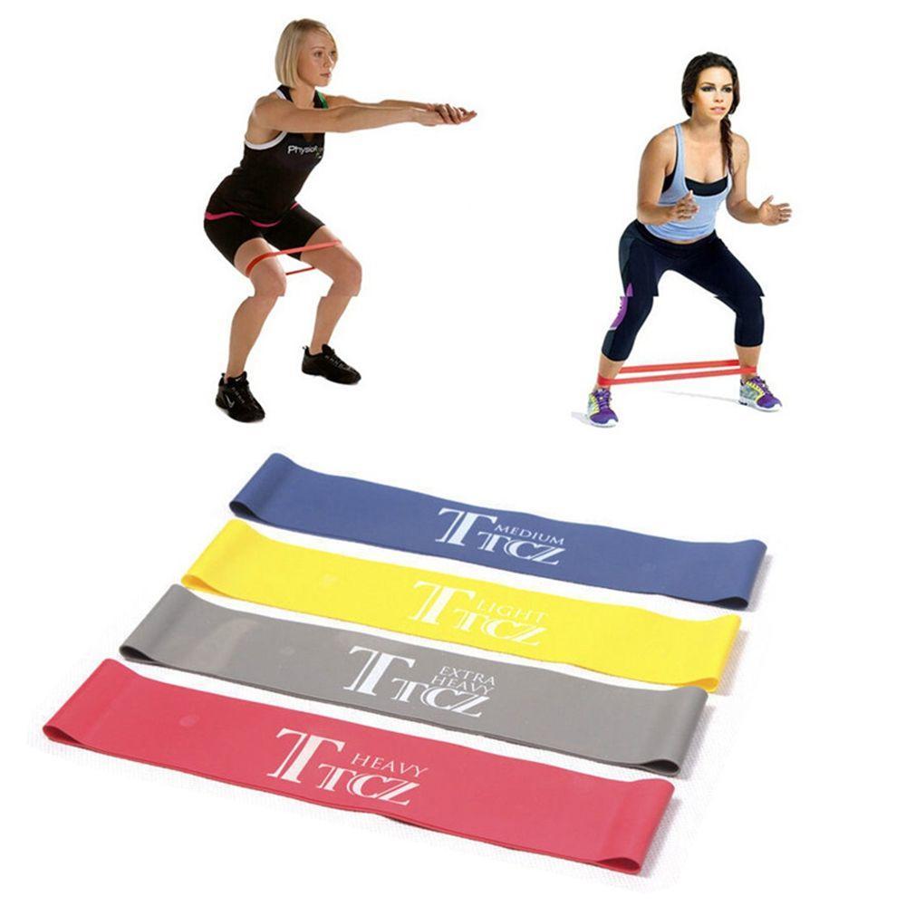 Sports Expander Gym Resistance Bands Elastic Band Strength Training Ruber