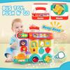 Бизиборд Монтессори Игрушки для Малышей 2-3 Лет Образовательная Обучающая Игрушка Развитие Мелкой Моторики Подарок на День Рождения