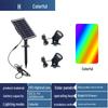 Солнечные подводные светодиодные фонари для пруда, 2 шт., RGB