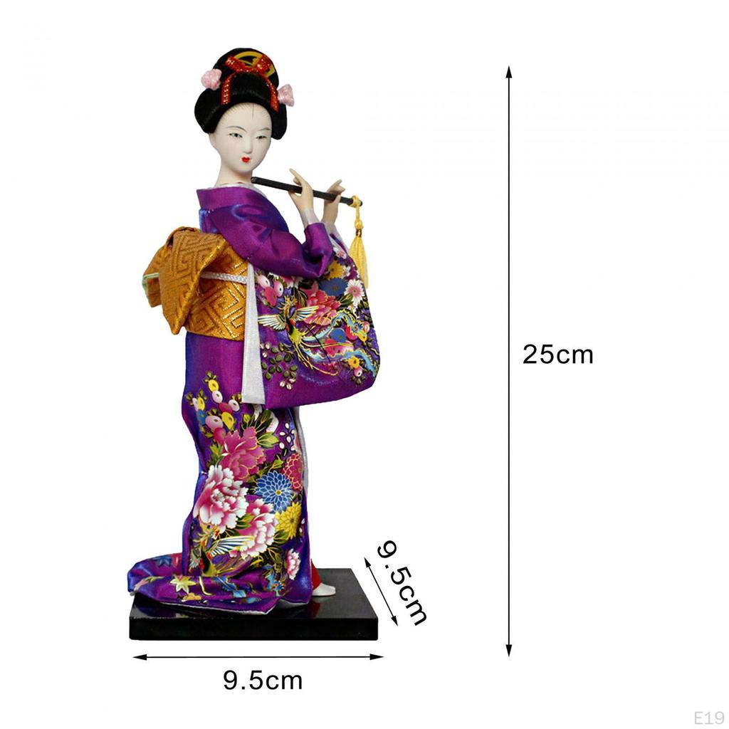 Азиатская кукла гейша - декоративная фигурка для дома и офиса