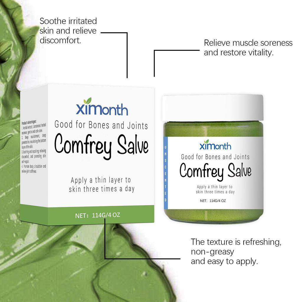 XIMONTH Травяной бальзам 114 г Экстракты растений Снимает дискомфорт в коленях, запястьях, пояснице и плечах