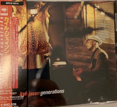 CD KYLE JASON - Generations SRCS8514 Sony 1997 Япония ОбиСоул/Фанк Б/У