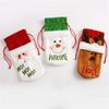 Colorful Snowman Santa Claus Champagne Package Dinner Table Decor Christmas Wine Bottle Cover Bag