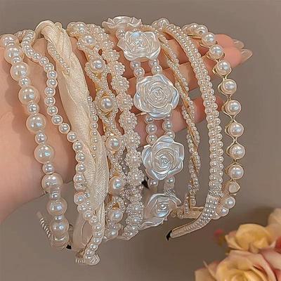 Роскошный женский ободок с жемчугом: Универсальный, элегантный и модный аксессуар для волос на любой случай