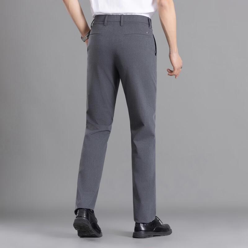 Мужские прямые эластичные брюки Fengxun в стиле business casual