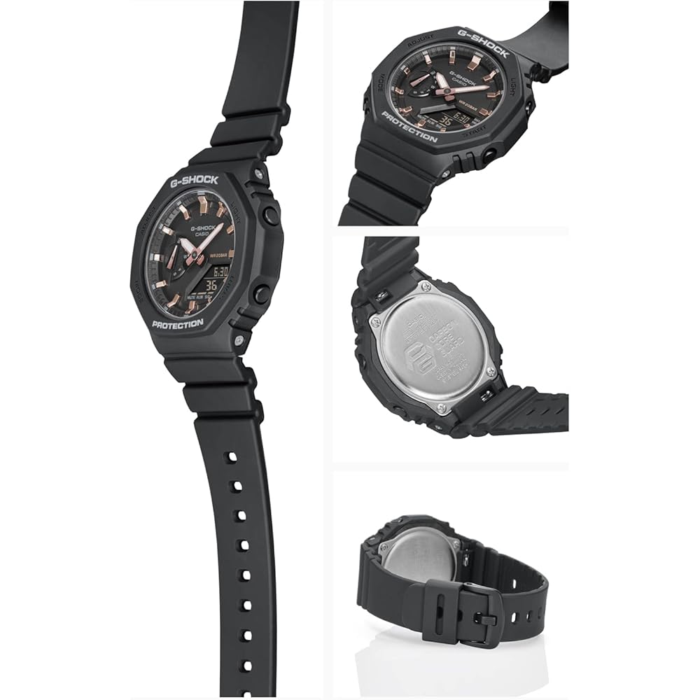 Часы Casio G-Shock [Официальный японский продукт] Модель среднего размера GMA-S2100-1AJF Унисекс Для взрослых Черный