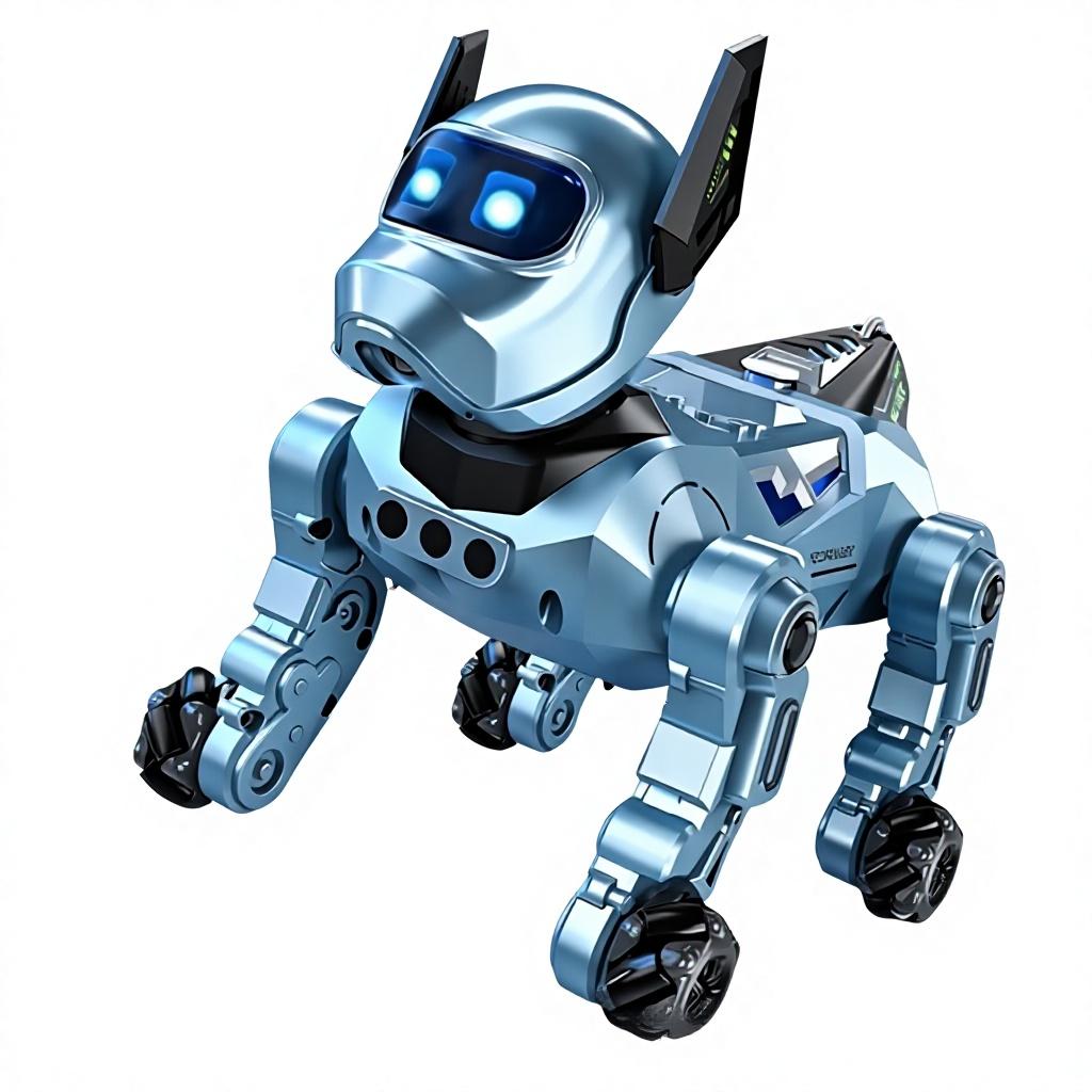 Teddy AI Educational Robot Dog LED Voice Puzzle Interactive Remote Control Children's Birthday Gift