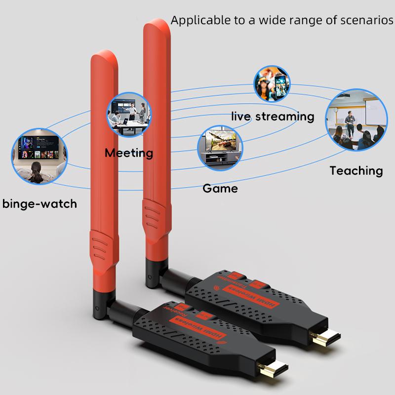 5.8G 1080P 150M Беспроводной HDMI Видео Аудио Передатчик и Приемник Удлинитель Адаптер Дисплея Донгл Для ТВ Монитора Проектора ПК