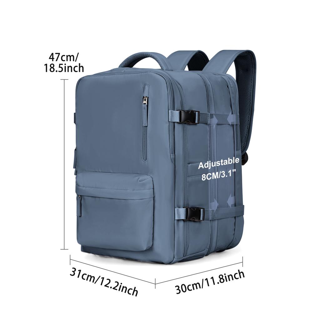 Расширяемый дорожный рюкзак для женщин и мужчин, рюкзак для ручной клади, рюкзак для ноутбука, рюкзак для ручной клади, дорожная сумка на выходные для женщин