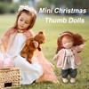 Мини Рождественские Куклы-Пальчики Милые Куклы Ручной Работы Уникальный Подарок Спящий Друг для Обнимашек Кукла Игрушка для Детей Прекрасный Подарок на День Рождения