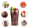 Медная кружка для пива YINOX, Медная кофейная чашка, Медная чашка для воды, Толстая медная чашка (Ретро)