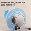 No Drilling Bathroom Shelf Aluminum Toilet Storage Rack Multifunctional Wall Shampoo Holder