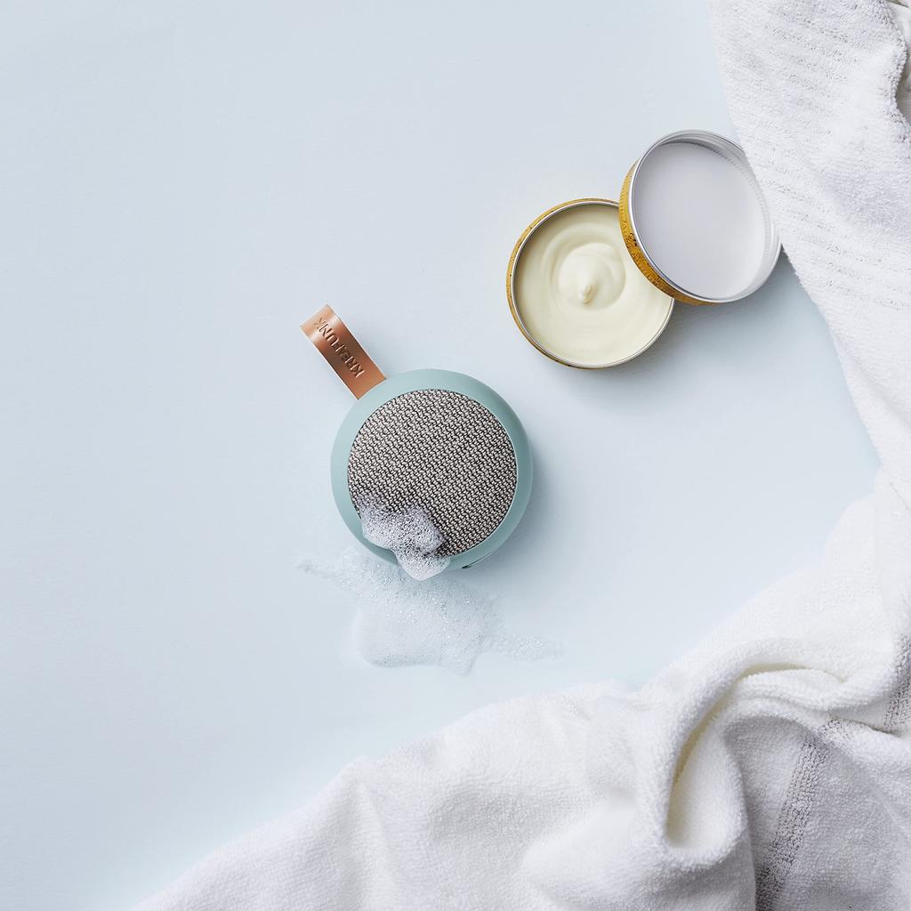 KREAFUNK aGO II FABRIC беспроводной портативный динамик для зарядки IPX5 уровень водонепроницаемости дизайн ПЫЛЬНО-ЗЕЛЕНЫЙ Bluetooth5.1 Type-C