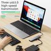 Док-станция Type-C (HUB), USB-конвертер с отключением экрана в один клик, 4K Высококачественное проецирование экрана, Мультиинтерфейсный для ноутбука