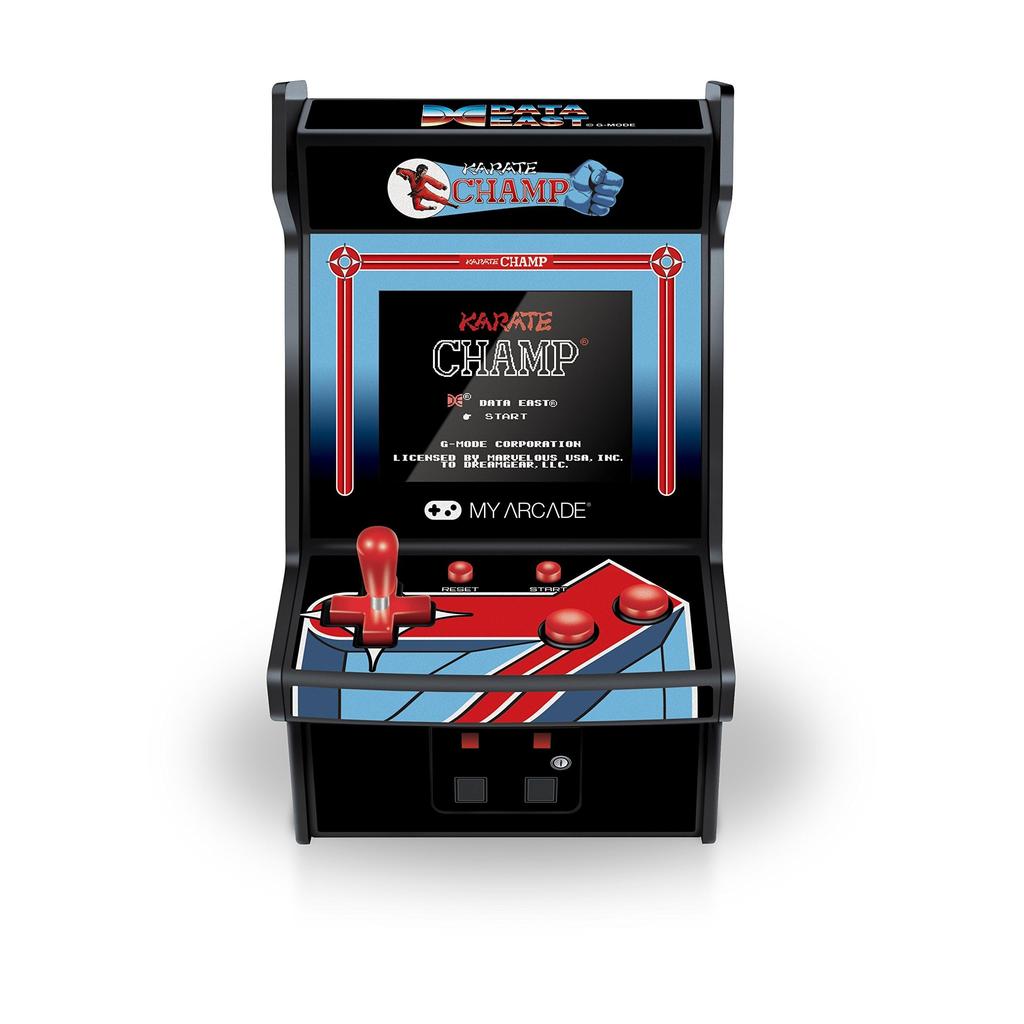 MyArcade 6,75-дюймовая ретро-мини-игра Karate Champ, сине-черная, DGUNL-3204