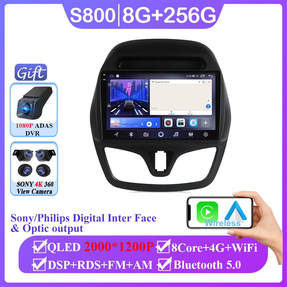 7862 WIFI для Chevrolet Spark Beat 2015 - 2018 Android Auto Car Radio Multimedia Video Player GPS Navigation Carplay Rear camera