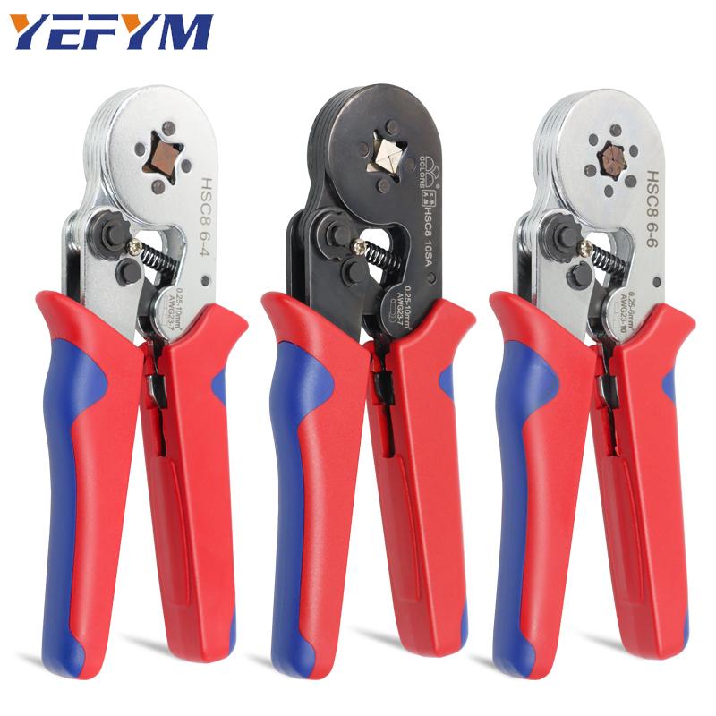 Обжимные инструменты Клещи для электрических трубчатых клемм HSC8 10S 0,25–10 мм2 6–4B/6–6 0,25–6 мм2