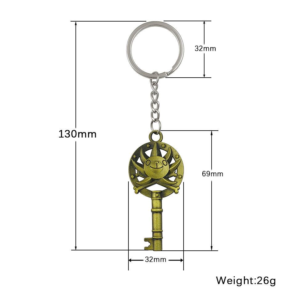 Набор металлических брелоков с пиратскими аниме-персонажами