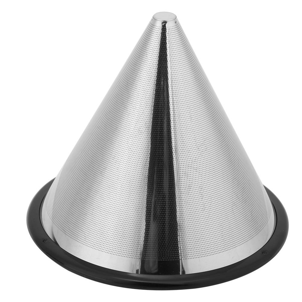Metal Base Stainless Steel Coffee Filter Stainless Steel Coffee Mesh Strainer Single Cup Brewing