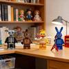 Anime Game Figures Building Block Mini Bricks Bonnie Mangle Freddy Bear Rabbit Doll Desktop Ornament Decor Toy Gift