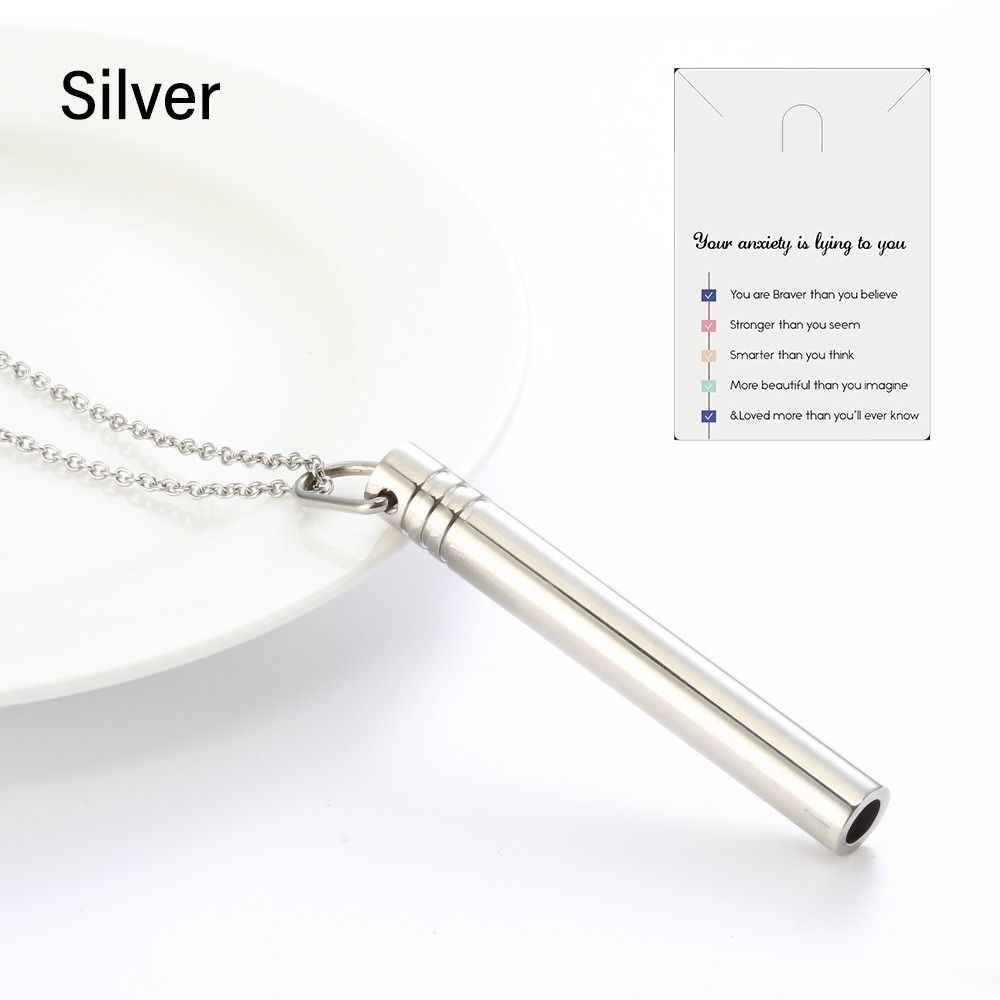 Ожерелье для облегчения тревоги и осознанного дыхания Ожерелье для облегчения тревоги Йога Спорт