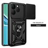 Чехол для Realme 15T Чехол-обложка для Realme 15T Чехол для Realme 15T 5G с магнитным кольцом-держателем Бронированный чехол для телефона Защитная задняя крышка со шторкой для камеры