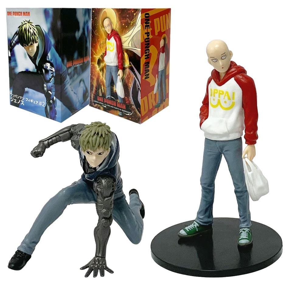 Новая фигурка Аниме ONE PUNCH-MAN Саитама Генос Тацумаки Фигурка Игрушка ПВХ Модель Аниме Аксессуары Коллекция Настольные Украшения Подарки